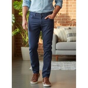 Levi's 541 Jeans Men's Size 36x32 Blue Denim Tapered Straight Leg Stretch Casual